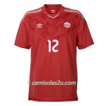 Camisolas de Futebol Canadá Equipamento Principal 2018 Manga Curta